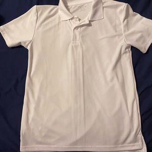 White polo shirt from Children’s Place.